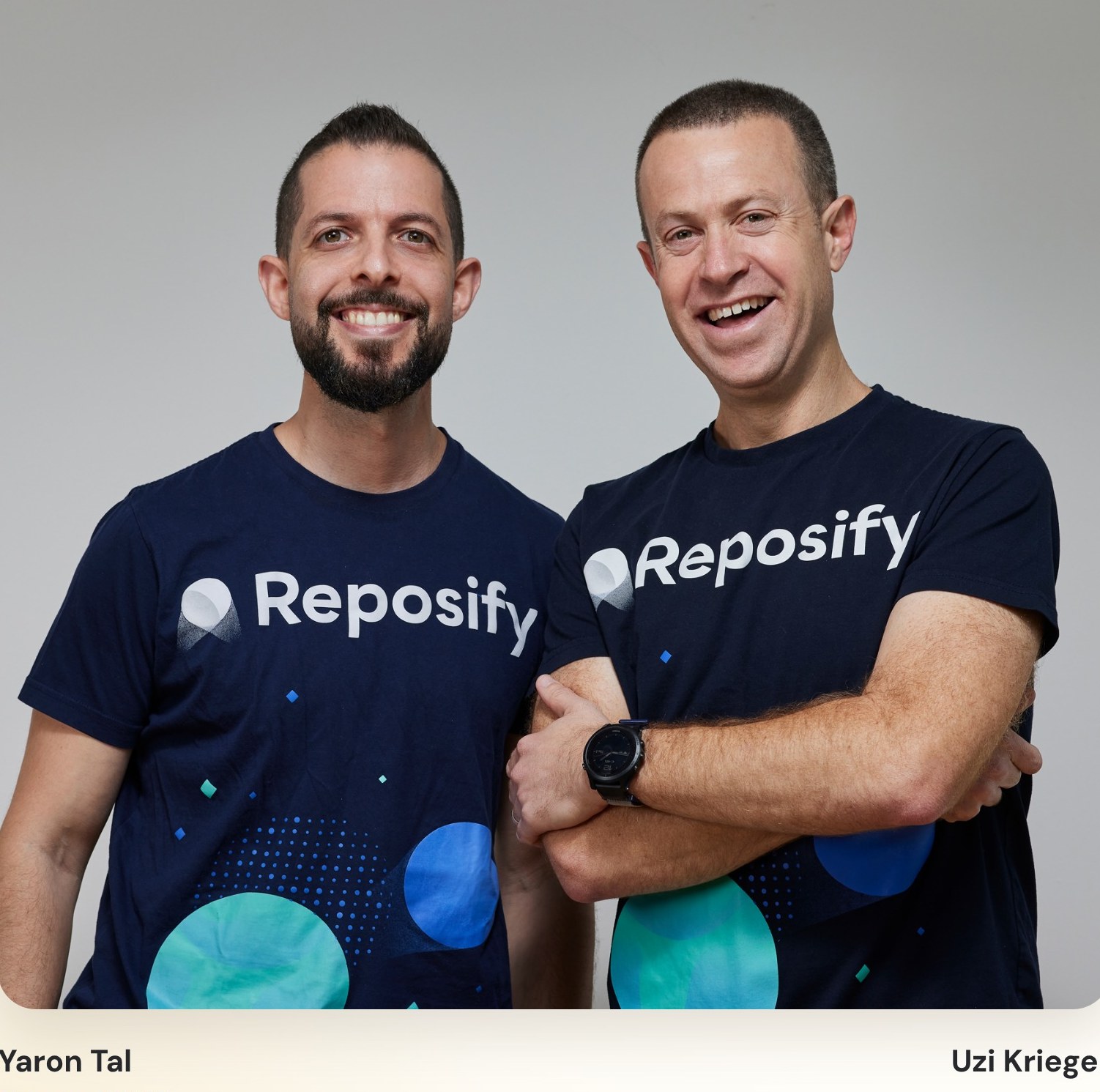 Yaron Tal and Uzi Krieger, founders of Reposify